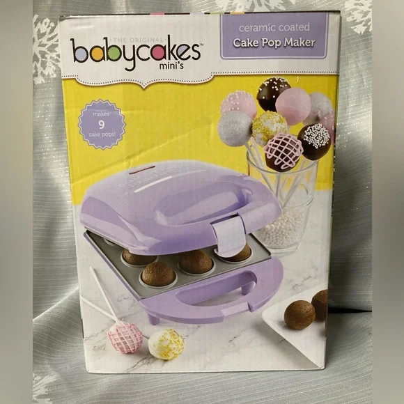 Babycakes Mini Cake Pop Maker - Purple - Picture 1 of 4